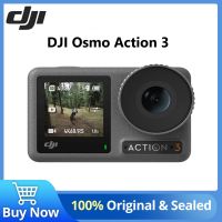 DJI Osmo Action 3 4K กล้องแอคชั่นแคมเมรา4K/120Fps HD ป้องกันการสั่นไหว Vlog ขอบฟ้ามั่นคงกันน้ำต้านทานความเย็นใช้งานได้ยาวนาน