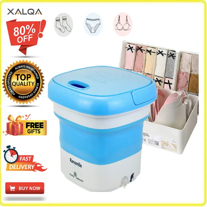 Portable Mini Folding Washing Machine Small Laundry Tub Wonder Magic