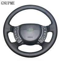 【YF】 Hand-stitched Black Artificial Leather Car Steering Wheel Cover for Land Rover Range 2003-2012