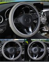 Universal Leather Anti-Slip Car Steering Wheel Cover For Fiat Punto Bravo Palio Linea Freemont Stilo Grande Abarth Car Styling Steering Wheels Accesso