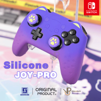 [GeekShare™] Silicone JoyPro Nintendo Switch CAT SET น่ารักมาก ซิลิโคนจอย คุณภาพสูง แบรนด์แท้ จอยโปร นินเทนโด้สวิช geekshare