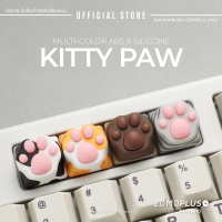 เหมียวนิ่มสี่ลวดลาย คีย์แคปอุ้งเท้าแมว ของแท้ZomoPlus Kitty Paw ABS &amp; Silicone Keyboard Keycap