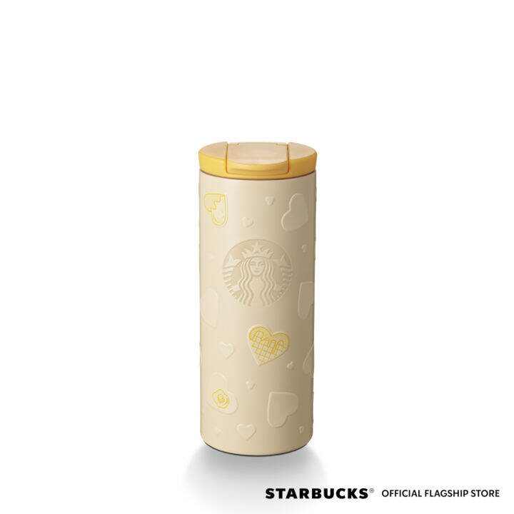 Starbucks 12oz Stainless Steel Tumbler Butter Heart ButterTogether
