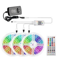 3ม้วนเชื่อมต่อแถบไฟ Led Ip68บลูทูธควบคุมที่มีความยืดหยุ่น Rgb 5050ตกแต่งแสงไฟโคมไฟกลางคืนสำหรับห้องนอน