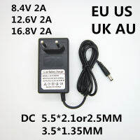 1PCS AC 100-240V DC 8.4V 12.6V 16.8V 2A 2000ma อะแดปเตอร์แหล่งจ่ายไฟแบตเตอรี่ลิเธียมสำหรับแบตเตอรี่ลิเธียม Li-Ion 18650-Apeupoe