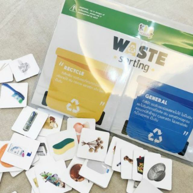 ของขวัญ-sale-เกมแยกขยะ-waste-sorting-พร้อมซองกันน้ำ-ผลิตจากวัสดุคุณภาพดี-kids-toy