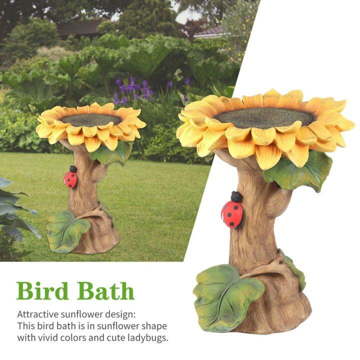 sunflower-bird-bath-garden-decoration-outdoor-yard-lawn-decor-art-ornaments