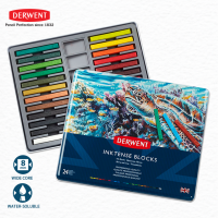 DERWENT สีแท่ง INKTENSE BLOCK 12-72 สี (DWT BLK INKTENSE 12-72TIN) 1 ชุด