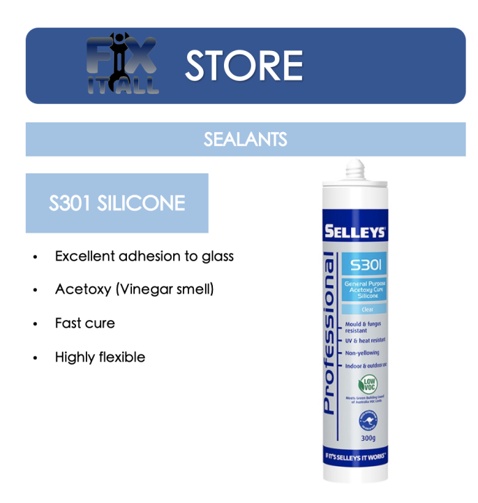 Selleys Glass Silicone