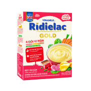 Bột ăn dặm RIDIELAC GOLD 4 vị mặn hộp giấy 200g