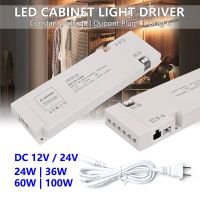 LED Cabinet Driver Power Supply 220V AC / DC 12V 24V 6 DuPont Port 24W 36W 60W 100W Split/Collector for Single Color Strip Light Electrical Circuitry