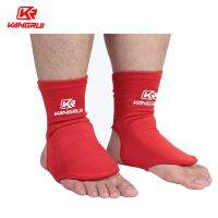 Boxing Instep Guard Professional Sanda Muay Thai ข้อเท้าสนับสนุนถุงเท้ามวย Foot Protector Pads ผ้าฝ้าย100%