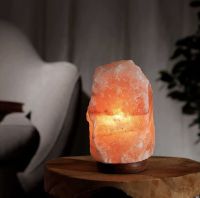 โคมไฟเกลือหิมาลายัน ขนาด 11-20 kg  Himalayan Salt Lamp ทรงธรรมชาติ โคมไฟหินเกลือหิมาลัย โคมไฟ โคมไฟเกลือ