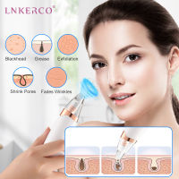 Lnkerco Blackhead Remover Pore Acne Pimple Removal Face T Zone Nose Water Bubble Cleaner Vacuum Suction Facial Diamond Steamer