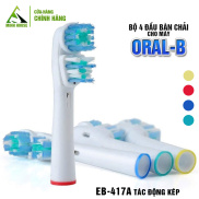 Bộ 4 đầu kép bàn chải đánh răng điện Cho máy Braun Oral B đánh bật cao