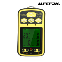 Meterk เซ็นเซอร์อัจฉริยะ,ST8990แก๊สหลายประเภทมอนิเตอร์แบบชาร์จไฟได้4 In 1 Oolel CO H₂ S เซ็นเซอร์เครื่องทดสอบเครื่องตรวจจับก๊าซพร้อมหน้าจอจอ LCD ฟังก์ชั่นนาฬิกาปลุกแบ็คไลท์