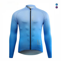 MUTUER Men Bicycle Bike Cycling Long Sleeve Jersey Shirts Clothing MTB Mountain Breathable Reflective BT238