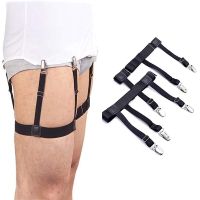 【YF】♈✢  1  Men Shirt Stays with Non-slip Locking Keep Tucked Leg Thigh Suspender Garters