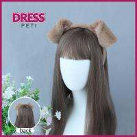 PETI DRESS คอสเพลย์ ที่คาดผมหูสุนัข ตุ๊กตาผ้าพลัฌ โกธิค ห่วงรัดผม แฟชั่นสำหรับผู้หญิง หูสัตว์ ที่คาดผมโลลิต้า ผู้หญิงผู้หญิงผู้หญิง