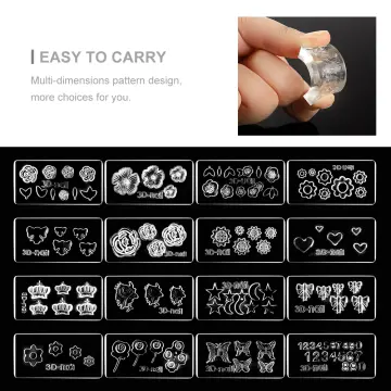 1PC 3D Silicone Nail Accessories Carving Mold Little Bear Mould