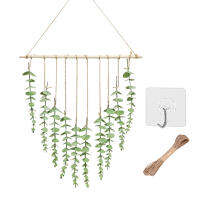 Garden Entryway ห้องนอนชนบท Eucalyptus Vines ห้องนั่งเล่นตกแต่งบ้านแขวนผนังปาร์ตี้ด้วยไม้ประดิษฐ์พืช