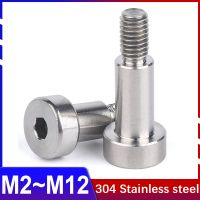 304Stainless Steel Inner Hex Positioned Shaft Shoulder Screw Hexagon Plug Limit Screw Cup Head Bearing Bolt M2 M2.5 M3 M4 M5 M16