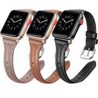 ✾❣ สายหนังสำหรับ Apple Watch Ultra 8 7 6 5 4 SE วง 49 มม. 45 มม. 41 มม. 40 มม. 44 มม. สายรัดเอวขนาดเล็กสำหรับ iwatch 3 2 1 38 มม. 42 มม. เข็มขัด