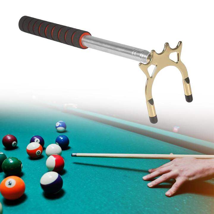 Lot De 2 Ponts De Queue De Billard – Plat + Haut – Queue De Billard Incluse – Accessoire Snooker/Pool