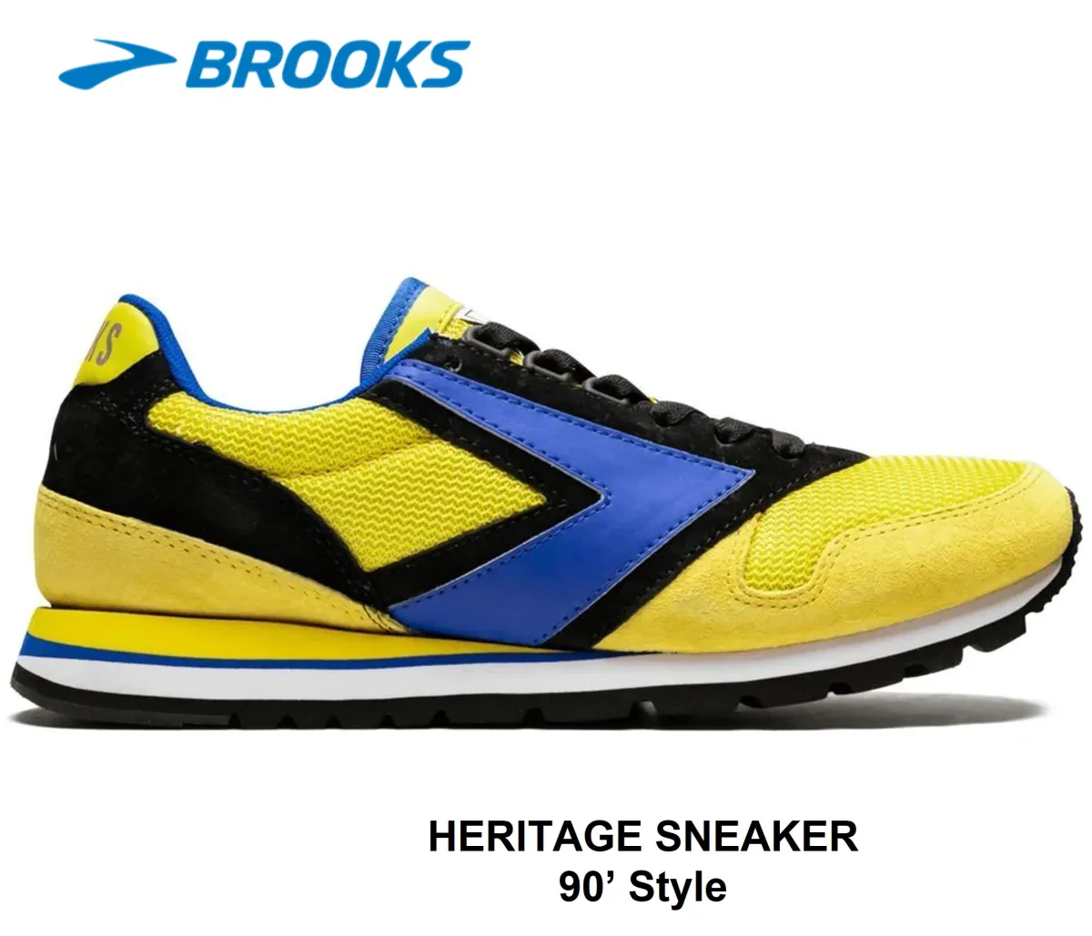 BROOKS Heritage Chariot Yellow PREMIUM Sneaker (Pig Skin) (Off Season /  DEFECT) (No shoe box provided) For Lifestyle / Walking / Low Top Sneaker  (Limited Edition) | Lazada