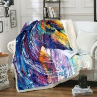 Animal horoscope 3D print fashion fleece blanket bed bedspread Sherpa blanket 01