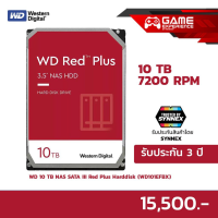 WD HDD WD Red Plus 10TB (WD101EFBX) ประกัน 3 ปี Synnex