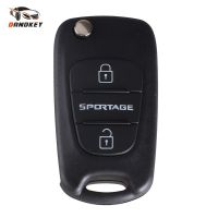 【100%-New】 izwimenti1979 กุญแจรีโมทพลิกพับได้3ปุ่มอะไหล่เคสเปล่าสำหรับ Kia Sportage Key