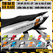 Tem AirBlade AB Thiết Kế Limited AB45 Decal Dán Xe Máy Air Blade 2016 2019