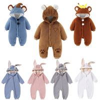 Baby Rompers Winter Kigurumi Lion Costume For Girls Boys Toddler Animal Jumpsuit Infant Clothes Pyjamas Kids Overalls ropa bebes