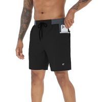 Mens Shorts with Pockets Swim Trunks Dry Gym Workout Athletic