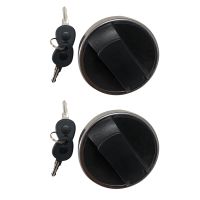 2X Fuel Tank Cover for Truck Gas Cap with Lock Key 2993923 1402004 1481301 Automobiles Exterior Parts