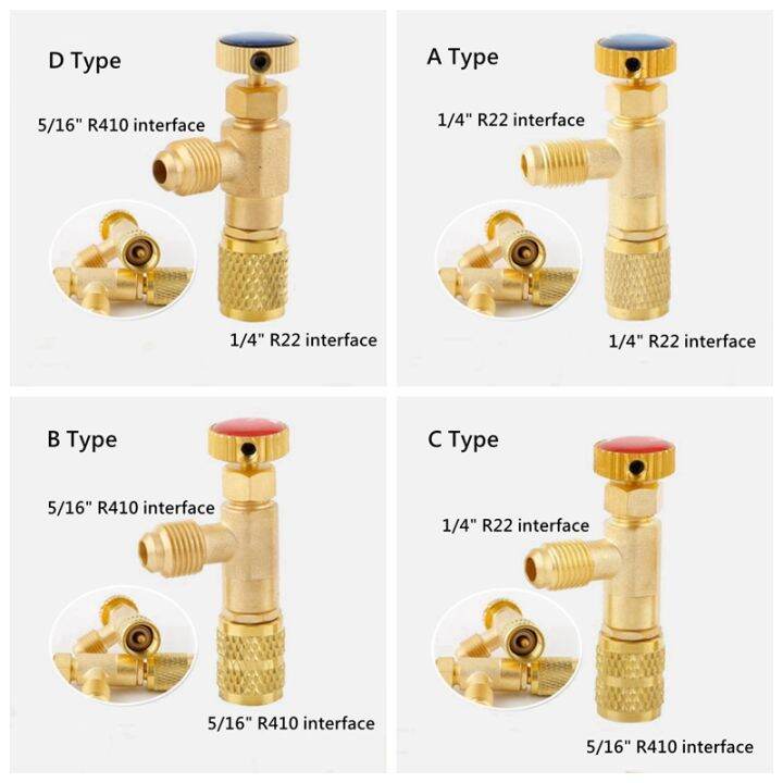 r410a-r22-refrigeration-tool-air-conditioning-liquid-safety-hose-valve-1-4-quot-5-16-quot-thread-air-conditioning-repair-and-fluoride