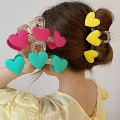 Elegant Hair Accessories For Women Trendy Hair Accessories For Everyday Wear Stylish Hair Claws Hairpin With Makeup Headband Heart-shaped Hair Clips