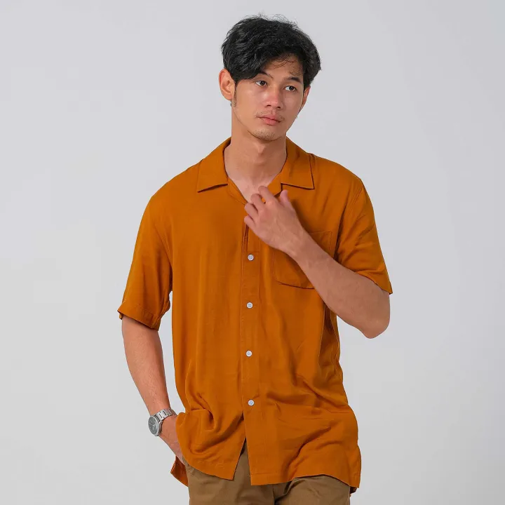 seragam kasual kemeja rayon