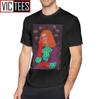 Mens American Horror Story T Shirts Myrtle Snow Burn The Witch T-Shirt Oversize Graphic Tee Shirt Man Fun Beach Tshirt