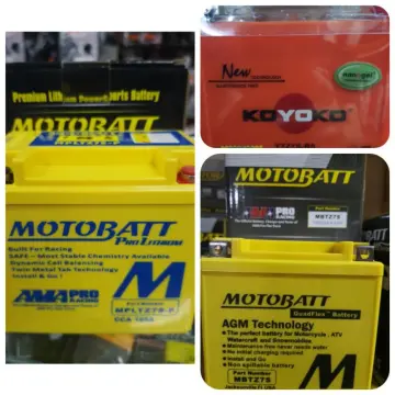 MBTX9U Motobatt AGM VRLA Motorcycle Battery 12V 10Ah - MPW