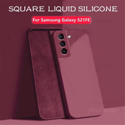 ☃ เคสมือถือซิลิโคนนิ่ม เนื้อเรียบ กันกระแทก สำหรับ Samsung Galaxy S21 FE Ultra pro S21fe S21ultra S21plus S10 plus S10plus S 21 S 10 4G 5G
