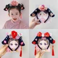 【cw】 Ancient Chinese Gege Hairband Fabric Fashion Headband ChineseDressingStageHair Headband 1PC 【hot】 1