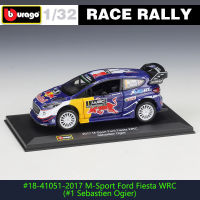 Bburago 1:32 2008 BP Ford Abu Dhabi World Rally Team #4 WRC DTM WTCC rally car model Alloy car Model Collecting gifts