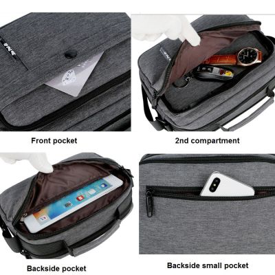 Mens Sling Bag Korea Style Messenger Bag Waterproof Multi Compartment Bags