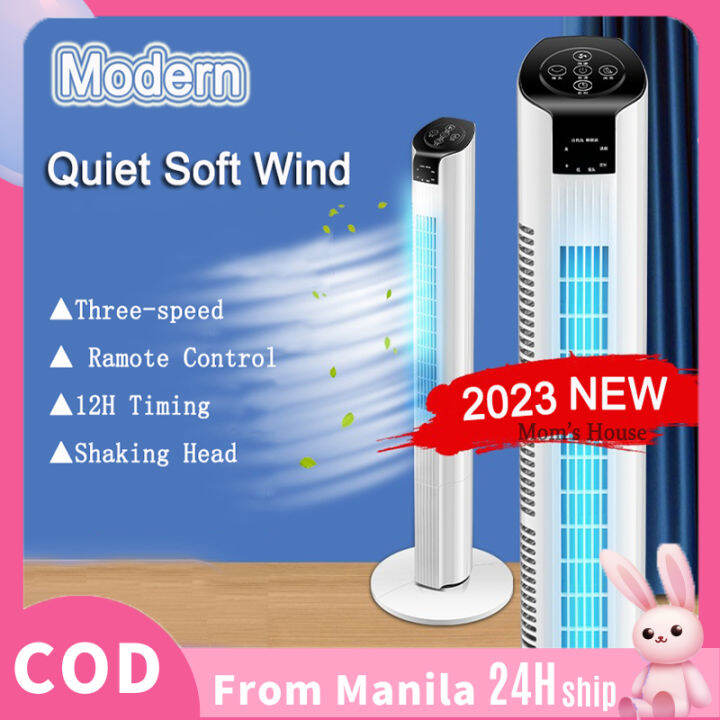 Bladeless Electric Fan Inverter With Remote Control Modern Tower Fan