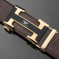 Men Genuine Leather Automatic Buckle Belt Cowhide Mens Business Fashion