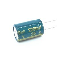 20pcs/lot 25V 2200UF Low ESR/Impedance high frequency aluminum electrolytic capacitor 25v2200uf size 13*20 2200UF25V 20%