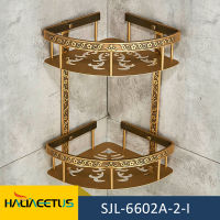 Nail Free Bathroom Shelves 2 Layer Antique Metal Shower Corner Shelf Wall Mount Shampoo Storage Shelf