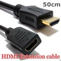 ??HOT!!ลดราคา?? 0.5m HDMI EXTENSION Cable Male to Female 3D UHD TV High Speed BLACK ##ที่ชาร์จ แท็บเล็ต ไร้สาย เสียง หูฟัง เคส Airpodss ลำโพง Wireless Bluetooth โทรศัพท์ USB ปลั๊ก เมาท์ HDMI สายคอมพิวเตอร์